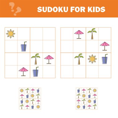 Çocuklar için sudoku. Okul öncesi çocuklar için oyun, eğitim mantığı