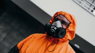 Zehirli gaz için koruma respiratör yarım maske