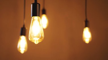 Dekoratif antik edison stili hafif tungsten ampulleri