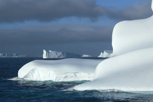 Ijsbergen Water Door Zuid Orkneyeilanden Antarctica — Stockfoto