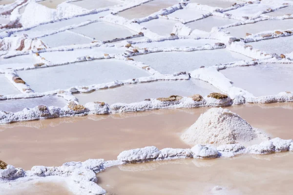 Natural Pods Salt Mines Maras Cuzco Region Peru — Stock Photo, Image