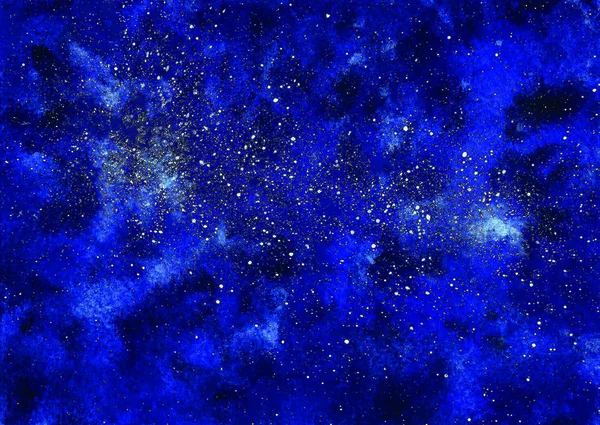 Profundidade do espaço azul — Fotografia de Stock