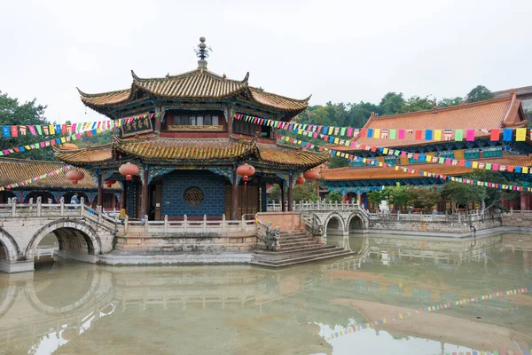 Γιουνάν Κίνα Ναός Γιουαντόνγκ Ένα Διάσημο Ιστορικό Μέρος Στο Κουνμίνγκ — Φωτογραφία Αρχείου