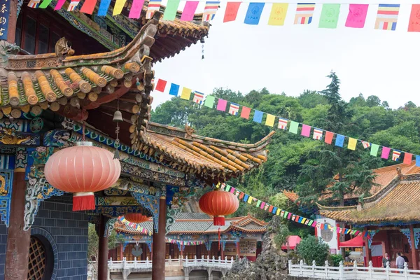 Yunnan Yuantong Tapınağı Kunming Yunnan Çin Ünlü Bir Tarihi Mekan — Stok fotoğraf