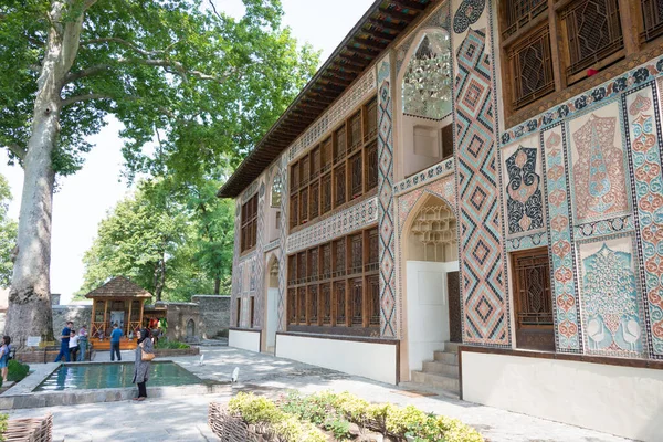 Sheki Azerbaiyán Palacio Sheki Khan Ruta Seda Sheki Azerbaiyán —  Fotos de Stock