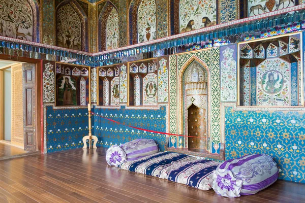 Sheki, Azerbaycan - İpek Yolu üzerindeki Kış Sarayı, Sheki, Azerbaycan.