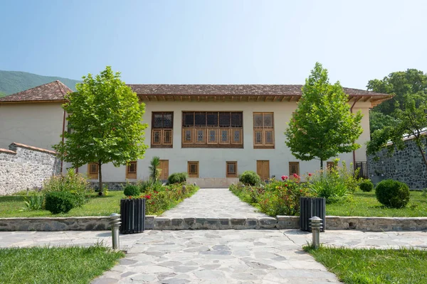 Sheki, Azerbaycan - İpek Yolu üzerindeki Kış Sarayı, Sheki, Azerbaycan.