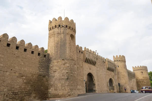 Μπακού Αζερμπαϊτζάν Παλιά Πόλη Icheri Sheher Διάσημο Μνημείο Παγκόσμιας Κληρονομιάς — Φωτογραφία Αρχείου