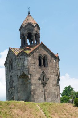 Alaverdi, Ermenistan - Haghpat köyündeki Haghpat Manastırı, Alaetti, Lori, Ermenistan. Haghpat ve Sanahin Manastırı Dünya Mirası Bölgesi 'nin bir parçasıdır..