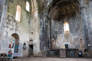Alaverdi, Ermenistan - Sanahin köyündeki Sanahin Manastırı, Alaetti, Lori, Ermenistan. Haghpat ve Sanahin Manastırı Dünya Mirası Bölgesi 'nin bir parçasıdır..