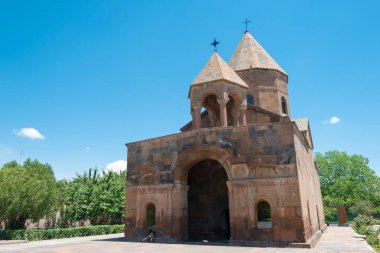 Echmiatsin, Ermenistan - Echmiatsin, Ermenistan 'daki Shoghakat Kilisesi. Echmiatsin Katedrali ve Kiliseleri ile Zvartnots Arkeolojik Alanı 'nın bir parçasıdır..