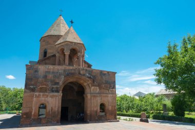 Echmiatsin, Ermenistan - Echmiatsin, Ermenistan 'daki Shoghakat Kilisesi. Echmiatsin Katedrali ve Kiliseleri ile Zvartnots Arkeolojik Alanı 'nın bir parçasıdır..
