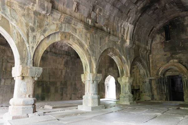 Alaverdi, Ermenistan - Sanahin köyündeki Sanahin Manastırı, Alaetti, Lori, Ermenistan. Haghpat ve Sanahin Manastırı Dünya Mirası Bölgesi 'nin bir parçasıdır..