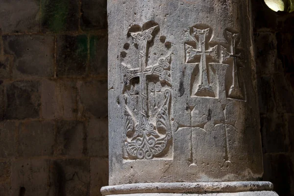 アルヴァルディ アルメニア サナヒーン修道院サナヒーン村 アラヴェルディ アルメニア 世界遺産に登録されている ハグパットとサナヒーンの修道院 — ストック写真