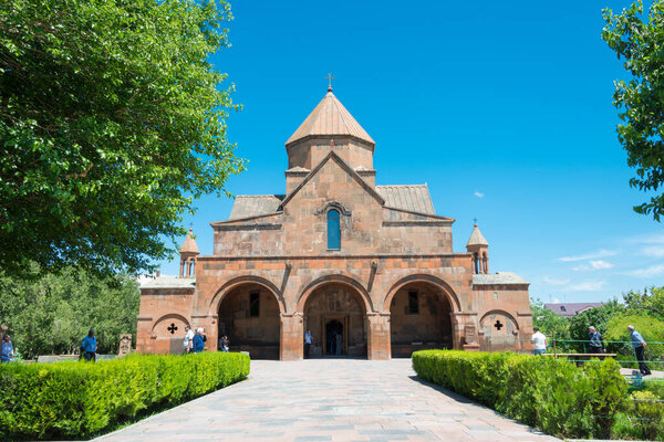 Echmiatsin, Armenia - Saint Gayane Church in Echmiatsin, Armenia. It is part of the World Heritage Site- The Cathedral and Churches of Echmiatsin and the Archaeological Site of Zvartnots.