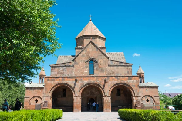 Эчмиадзин Армения Церковь Святого Гаяне Эчмиадзине Армения Часть Сайта Всемирного — стоковое фото