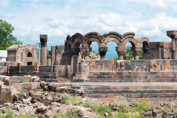 Echmiatsin Arménie Cathédrale Zvartnots Echmiatsin Arménie Fait Partie Site Patrimoine — Photo