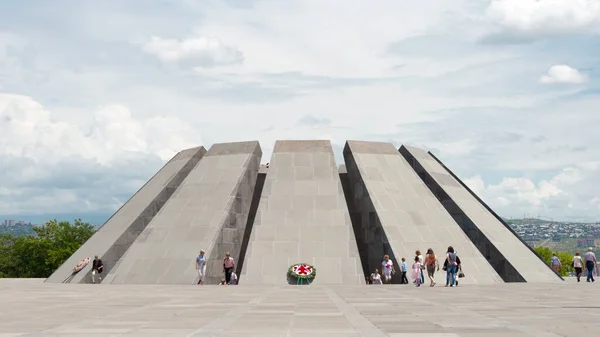 Yerevan Armenië Armeense Genocide Memorial Museum Jerevan Armenië Armenian Genocide — Stockfoto