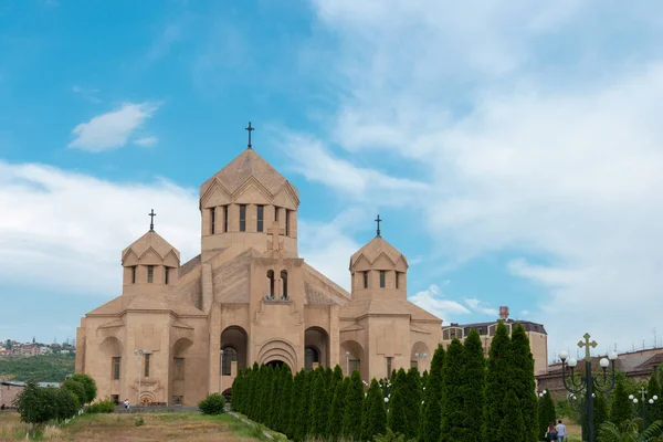 Ереван Армения Собор Святого Григория Просветителя Известное Туристическое Место Ереване — стоковое фото