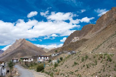 Himachal Pradesh, Hindistan - Spiti 'deki anahtar köy, Himachal Pradesh, Hindistan.