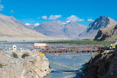 Himachal Pradesh, Hindistan - Spiti 'deki Spiti Vadisi, Himachal Pradesh, Hindistan.