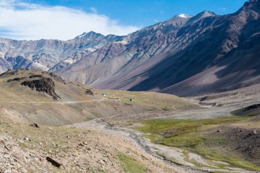 Himachal Pradesh, Hindistan - Chandra Taal (Ay Gölü) Lahaul ve Spiti, Himachal Pradesh, Hindistan.