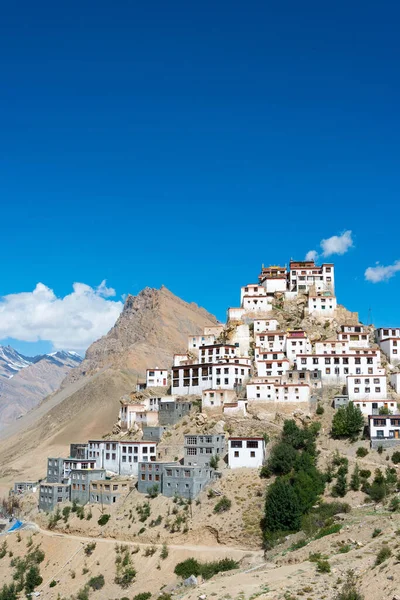 Himachal Pradesh, Hindistan - Spiti 'deki Anahtar Manastır, Himachal Pradesh, Hindistan.
