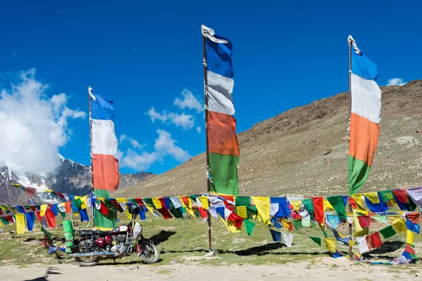 喜马偕尔邦 Himachal Pradesh 印度喜马偕尔邦拉哈和斯皮蒂的Kunzum Pass Kunzum 昆宗关位于海拔约4590米 15059英尺 的高空 — 图库照片