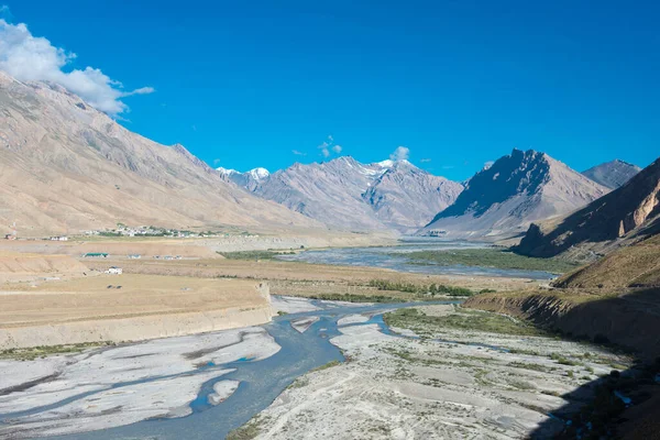 Himachal Pradesh, Hindistan - Spiti 'deki Spiti Vadisi, Himachal Pradesh, Hindistan.