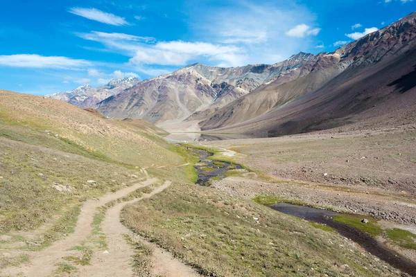 Himachal Pradesh India Chandra Taal Moon Lake Trekking Course Lahaul — Stock Photo, Image