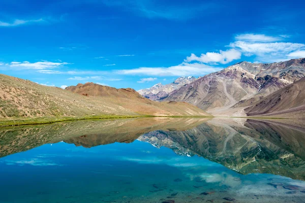 Himachal Pradesh Indie Chandra Taal Jezioro Księżycowe Lahaul Spiti Himachal — Zdjęcie stockowe