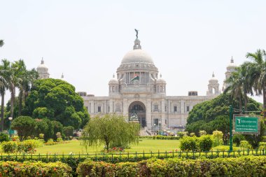 Kolkata, Hindistan - Victoria Memorial. Kolkata, Batı Bengal, Hindistan 'da ünlü bir tarihi yer..