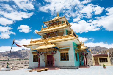 Ladakh, Hindistan - Choglamsar 'daki Zangdok Palri Manastırı, Ladakh, Jammu ve Kashmir, Hindistan.