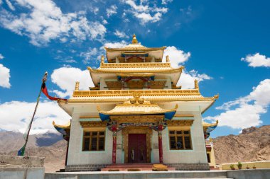 Ladakh, Hindistan - Choglamsar 'daki Zangdok Palri Manastırı, Ladakh, Jammu ve Kashmir, Hindistan.