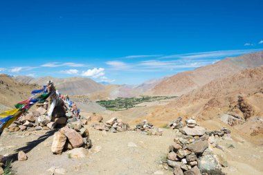 Ladakh, Hindistan - Sermangchan La Pass (Tsermangchan La Pass) Yangtang ve Hemis Shukpachan arasında Sham Valley, Ladakh, Jammu ve Kashmir, Hindistan.