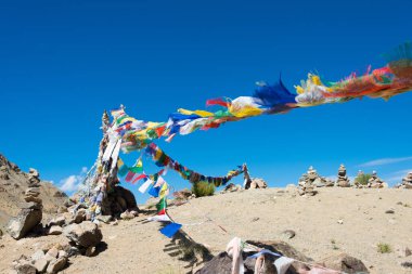 Ladakh, Hindistan - Sermangchan La Pass (Tsermangchan La Pass) Yangtang ve Hemis Shukpachan arasında Sham Valley, Ladakh, Jammu ve Kashmir, Hindistan.