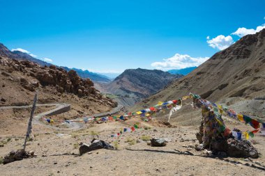 Ladakh, Hindistan - Sermangchan La Pass (Tsermangchan La Pass) Yangtang ve Hemis Shukpachan arasında Sham Valley, Ladakh, Jammu ve Kashmir, Hindistan.