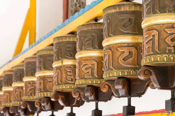 Manali Índia Himalaia Sociedade Budista Manali Famoso Templo Budista Tibetano — Fotografia de Stock