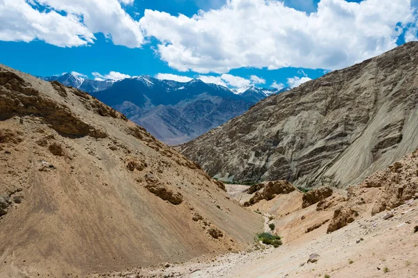 Ladakh India Prachtig Landschappelijk Uitzicht Van Tussen Likir Yangtang Sham — Stockfoto