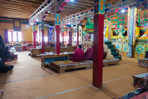 Ladakh, Hindistan - Chushul Gompa 'daki Chushul Manastırı (Chushul Gompa), Ladakh, Jammu ve Kaşmir, Hindistan.