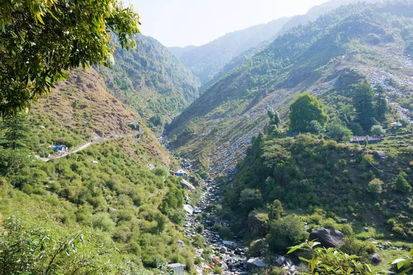 Dharamsala India Wandelpad Van Bhagsu Village Naar Bhagsunag Waterval Een — Stockfoto