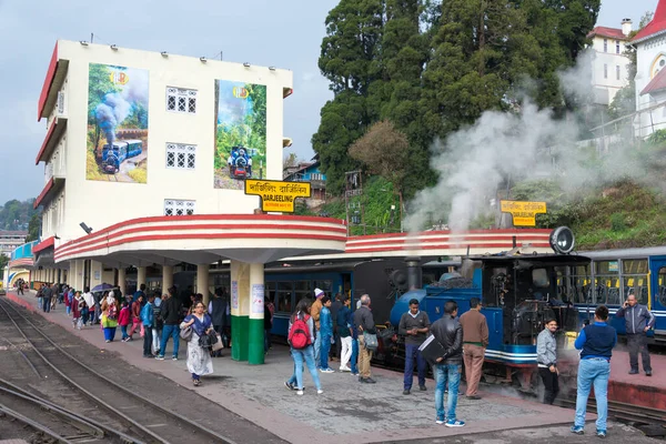 Darjeeling India Darjeeling Himalaya Railway Bij Darjeeling Railway Station Darjeeling — Stockfoto