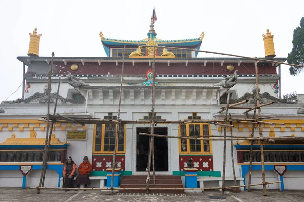 大吉岭 Yiga Choeling寺院 西藏佛教寺院 印度西孟加拉邦大吉岭的一个著名的历史遗迹 — 图库照片