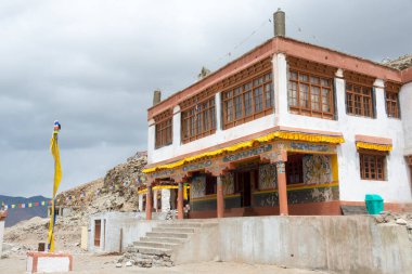 Ladakh, Hindistan - Ladakh, Jammu ve Kashmir 'deki Thukje Manastırı (Thukje Gompa).