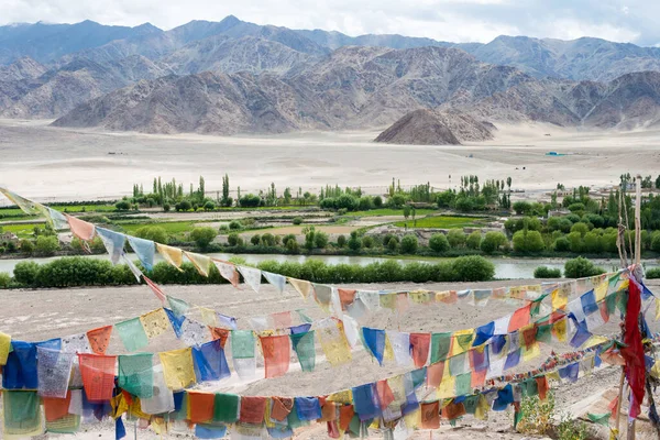 Ladakh India Veduta Sul Fiume Indus Dallo Stakna Village Nel — Foto Stock