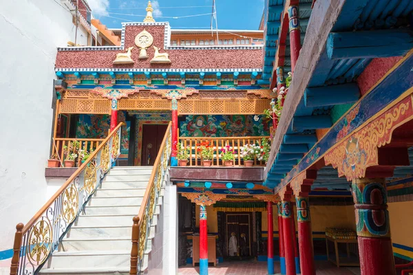 Ладакх Индия Stakna Monastery Stakna Gompa Ladakh Jammu Kashmir India — стоковое фото