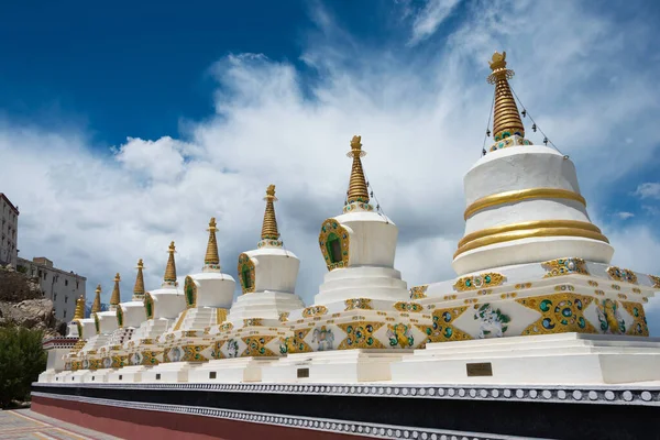 Ladakh India Tibetaanse Stupa Het Thikse Klooster Thikse Gompa Ladakh — Stockfoto