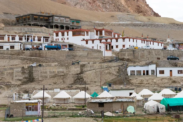 Ladakh India Korzok Village Changthang Plateau Ladakh Jammu Kasjmir India — Stockfoto