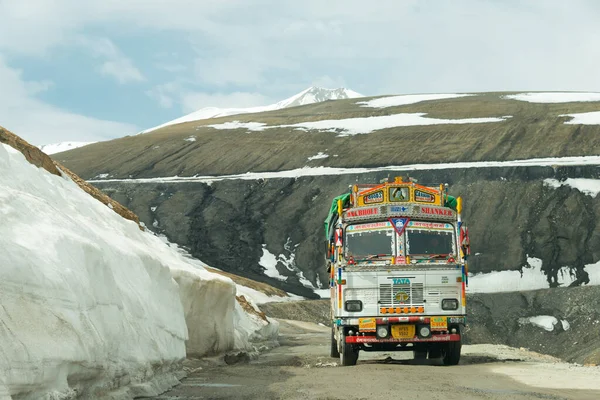 Ladakh India Vista Autopista Leh Manali Desde Entre Leh Taglang — Foto de Stock