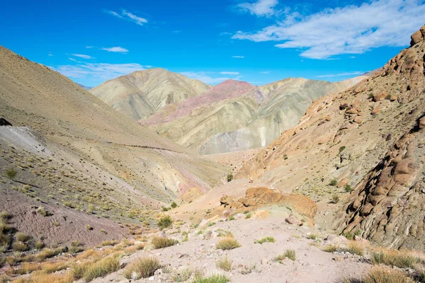 Ladakh Indie Piękny Widok Pomiędzy Hemis Shukpachan Tingmosgang Temisgam Sham — Zdjęcie stockowe